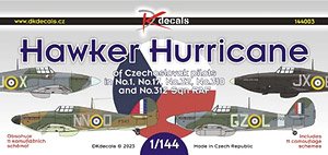 Decal for Hawker Hurricane `Czechoslovak Pilot` (Decal)