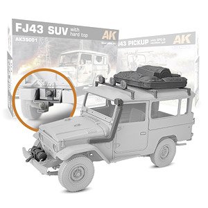 現用 トヨタFJ43 オプション装備品セット (AKインタラクティブ用) (プラモデル)