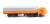 (N) マギルス フラットベッドトラクタートレーラー オレンジ (鉄道模型) 商品画像1