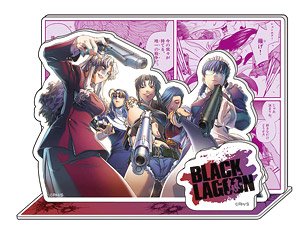 BLACK LAGOON 名場面アクリルジオラマ (4) (キャラクターグッズ)