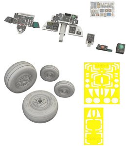 F-4E 「ルックプラス」 計器盤w/パーツセット (モンモデル用) (プラモデル)