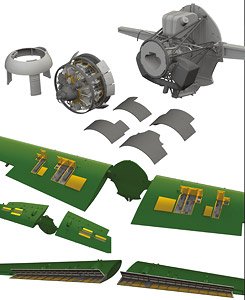 F4F-4 Advanced Parts Set (for Eduard) (Plastic model)