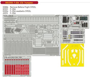 F-35A ビッグEDパーツセット (トランぺッター用) (プラモデル)