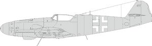 Masking Sheet for Bf109K national insignia (for Eduard) (Plastic model)