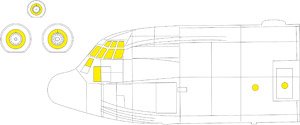 Masking Sheet for AC-130J (for Zvezda) (Plastic model)