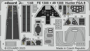 Photo-Etched Pats for Hunter FGA.9 (for Airfix) (Plastic model)