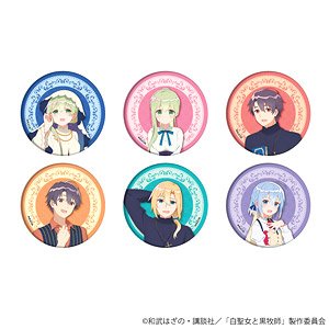 缶バッジ 「TVアニメ『白聖女と黒牧師』」 01 ボックス (公式イラスト) (6個セット) (キャラクターグッズ)