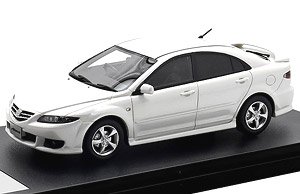 MAZDA ATENZA Sports 23S (2000) スノーフレイクホワイトパールマイカ (ミニカー)
