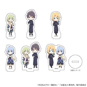 アクリルぷちスタンド 「TVアニメ『白聖女と黒牧師』」 01 ボックス (グラフアートイラスト) (6個セット) (キャラクターグッズ)