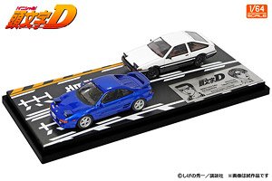 頭文字D セットVol.15 小柏カイMR2(SW20) & 藤原拓海トレノ(AE86) (ミニカー)