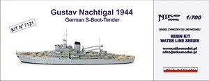 独・Sボート魚雷艇母艦グスタフ・ナハティガル・1944 (プラモデル)