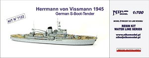 Hermann von Vissmann 1945 German S-Boot-Tender (Plastic model)
