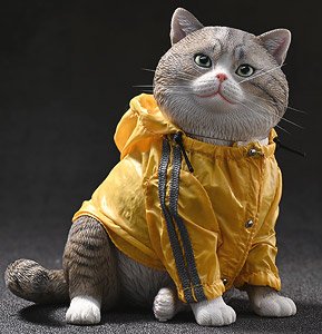 JXK Studio Sitting Position Short Hair Cat D (Fashion Doll)