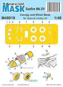 Seafire Mk.15 MASK (for Special Hobby) (Plastic model)