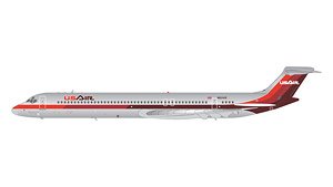 MD-82 USエアウェイズ `1980s triple red` N824US polished (完成品飛行機)