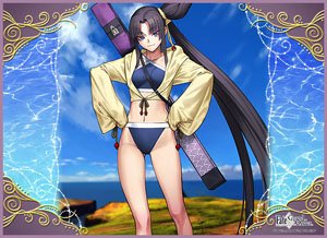 TCG Universal Play Mat Fate/Grand Order [Assassin/Ushiwakamaru] (Card Supplies)