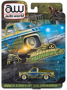 1983 Chevy Silverado Lowrider Green (Diecast Car)