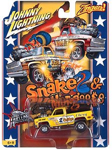 1981 シェビー シルバラード ジンガーズ イエロー Snake (ミニカー)