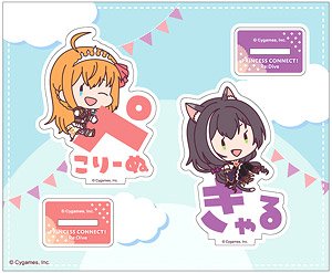 プリンセスコネクト！Re:Dive おなまえぴたんコ アクリルスタンド A：ペコリーヌ&キャル (キャラクターグッズ)