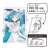 Hatsune Miku Art Can Badge White Dress (Anime Toy) Item picture1