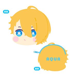 [Oshi no Ko] Mofumofu Face Coin Case B: Aqua (Anime Toy)