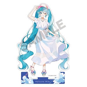 Hatsune Miku Acrylic Stand White Dress (Anime Toy)
