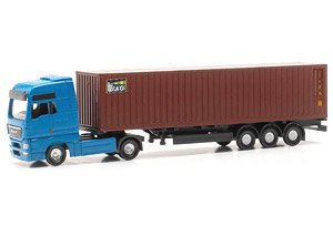 (N) MAN TGX XXL Container Semi Trailer `BEACON` [MAN TGX XXL] (Model Train)