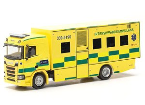 (HO) スカニア CR ND ボックストラック 高度医療車両 [Scania CE ND KofferLKW] (鉄道模型)