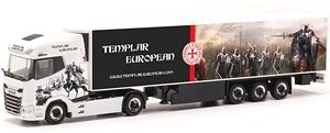 (HO) DAF XG+ 冷蔵ボックス セミトレーラー `Templar European` (鉄道模型)