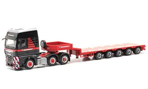(HO) MAN TGX GX 6x2 ローボーイ セミトレーラー `Mammoet` [MAN TGX GX SZ] (鉄道模型)