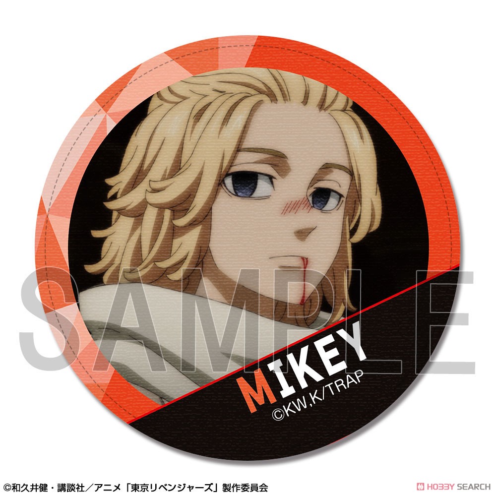 TV Animation [Tokyo Revengers] Leather Badge Ver.2 Design 03 (Manjiro Sano/A) (Anime Toy) Item picture1