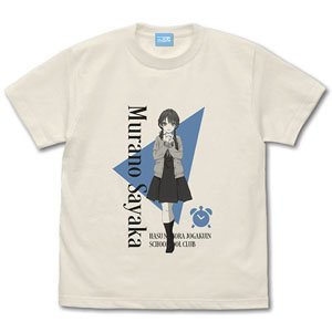 Hasu no Sora Jogakuin School Idol Club Sayaka Muraka T-Shirt Vanilla White M (Anime Toy)