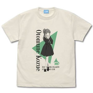 Hasu no Sora Jogakuin School Idol Club Kozue Otomune T-Shirt Vanilla White L (Anime Toy)