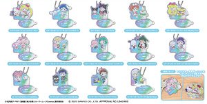 [Pretty Soldier Sailor Moon Cosmos] x Sanrio Characters Stand Mini Acrylic Key Ring Aurora Type (Set of 14) (Anime Toy)