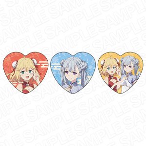 TVアニメ『転生王女と天才令嬢の魔法革命』 ハート型カンバッジセット チャイナ ver. (キャラクターグッズ)