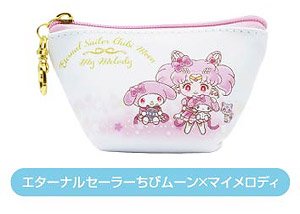 [Pretty Soldier Sailor Moon Cosmos] x Sanrio Characters Earphone Pouch 06 Eternal Sailor Chibi Moon x My Melody EP (Anime Toy)