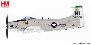 A-1H Skyraider `Last Combat Mission` 135300, VA-25, USS Coral Sea, 1967 (Pre-built Aircraft)