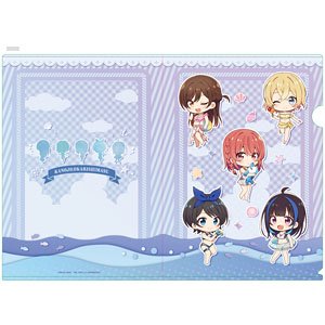彼女、お借りします ぷちちょこクリアファイル 【水着】 (キャラクターグッズ)