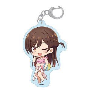 彼女、お借りします ぷちちょこアクリルキーホルダー 【水原千鶴】 水着 (キャラクターグッズ)