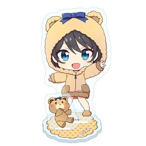 彼女、お借りします ぷちちょこアクリルスタンド 【更科瑠夏】 けもみみパーカー (キャラクターグッズ)