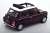 Mini Cooper Sunroof Purple Metallic /White LHD (Diecast Car) Item picture2