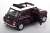 Mini Cooper Sunroof Purple Metallic /White RHD (Diecast Car) Item picture2