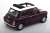 Mini Cooper Sunroof Purple Metallic /White RHD (Diecast Car) Item picture4