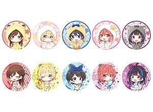 彼女、お借りします ぷちちょこトレーディング缶バッジ 【Vol.2】 (10個セット) (キャラクターグッズ)