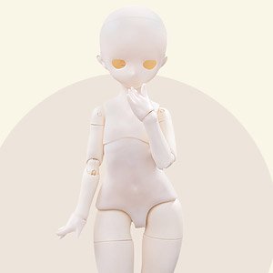 MACOCO Series 1/4 Scale Doll M-01 Head + Body Set with Comic Style + Slim Style Hands & Legs Set for Doll Customization (Fashion Doll)