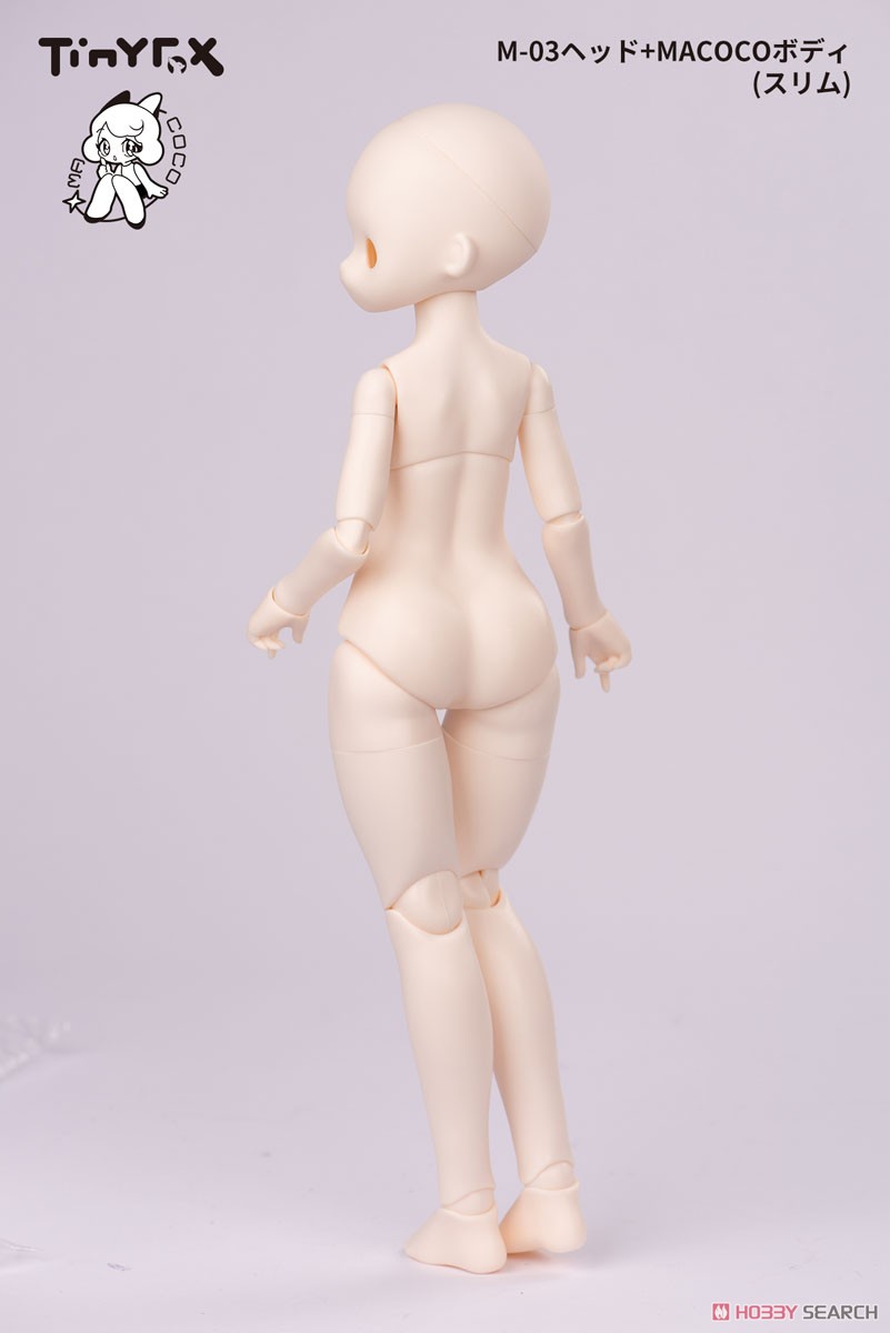 MACOCO Series 1/4 Scale Doll M-03 Head + Body Set with Comic Style + Slim Style Hands & Legs Set for Doll Customization (Fashion Doll) Item picture4