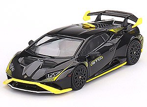 Lamborghini Huracan STO Nero Noctis (LHD) [Clamshell Package] (Diecast Car)