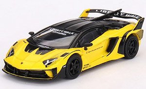 LB-Silhouette WORKS Lamborghini Aventador GT EVO Yellow (LHD) [Clamshell Package] (Diecast Car)