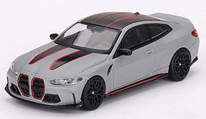 BMW M4 CSL(G82) Frozen Brooklyn Gray Metallic (LHD) [Clamshell Package] (Diecast Car)