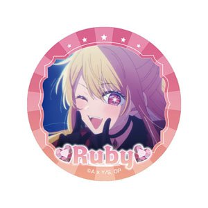 【推しの子】 グリッター缶バッジ (ルビー) (キャラクターグッズ)